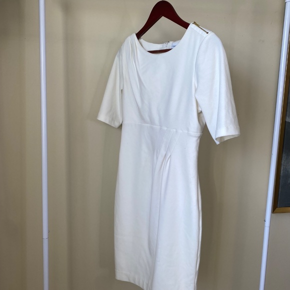 Calvin Klein Brand Ivory Shift Dress - Picture 3 of 3